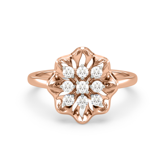 Paloma Flower Diamond Ring