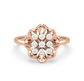 Paloma Flower Diamond Ring