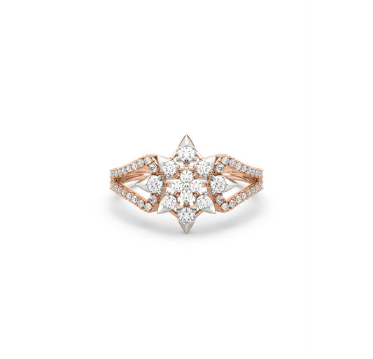Pringle Flower Diamond Ring