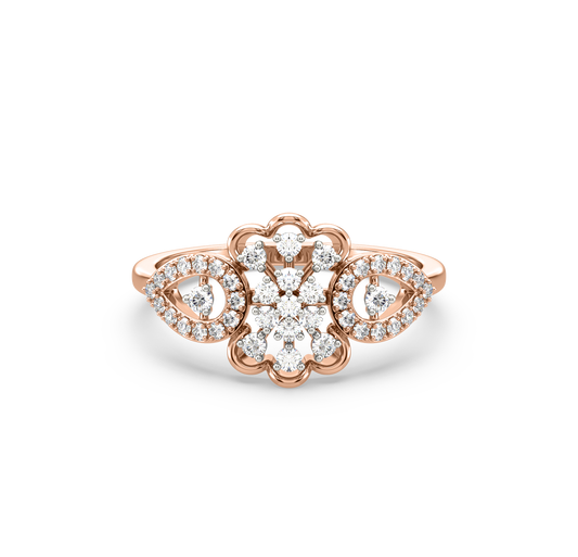 Allisha Flower Diamond Ring