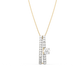Rosalie 2-Line Diamond Pendant
