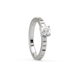 Arial Single Stone Solitaire Ring