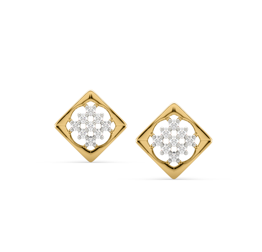 Cassandra Square Stud Earrings