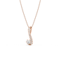 Katrina S-Shaped Diamond Pendant