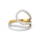 Mayla Curved Diamond Ring