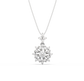 Lina Flower Diamond Pendant