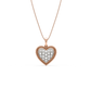 Laslow Heart Shaped Diamond Pendant