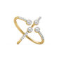 Shania Diamond Open Ring