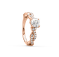 Nyla Twisted Solitaire Diamond Ring
