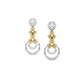 Elsie Flower Diamond Danglers