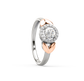 Cassandra Halo Diamond Ring