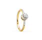 Cindy Halo Diamond Ring