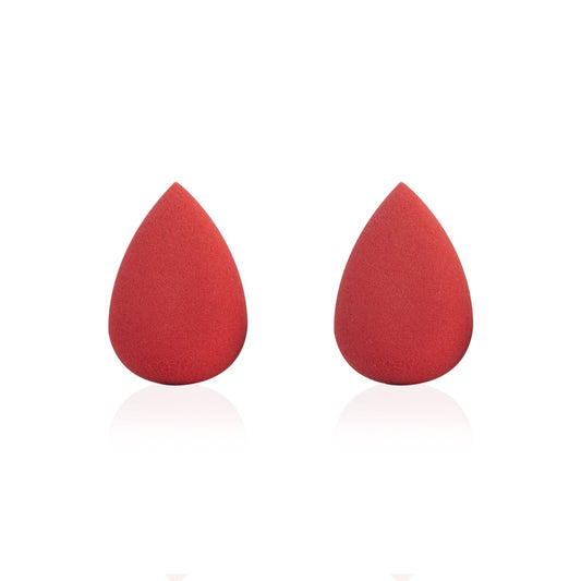 PAC Cosmetics Mini Sponge Set (Water Drop) (Red) (2 Pc)
