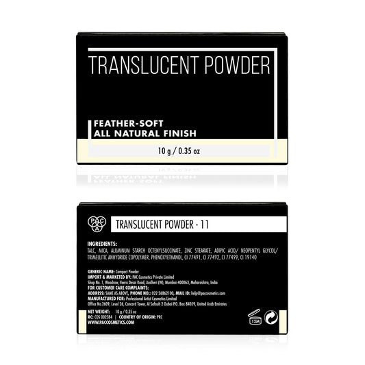 PAC Cosmetics Translucent Powder #Size_10 gm+#Color_11