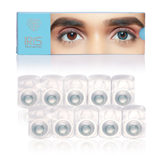 PAC Cosmetics IRIS Premium Contact Lenses (5 Pairs) #Color_Aqua