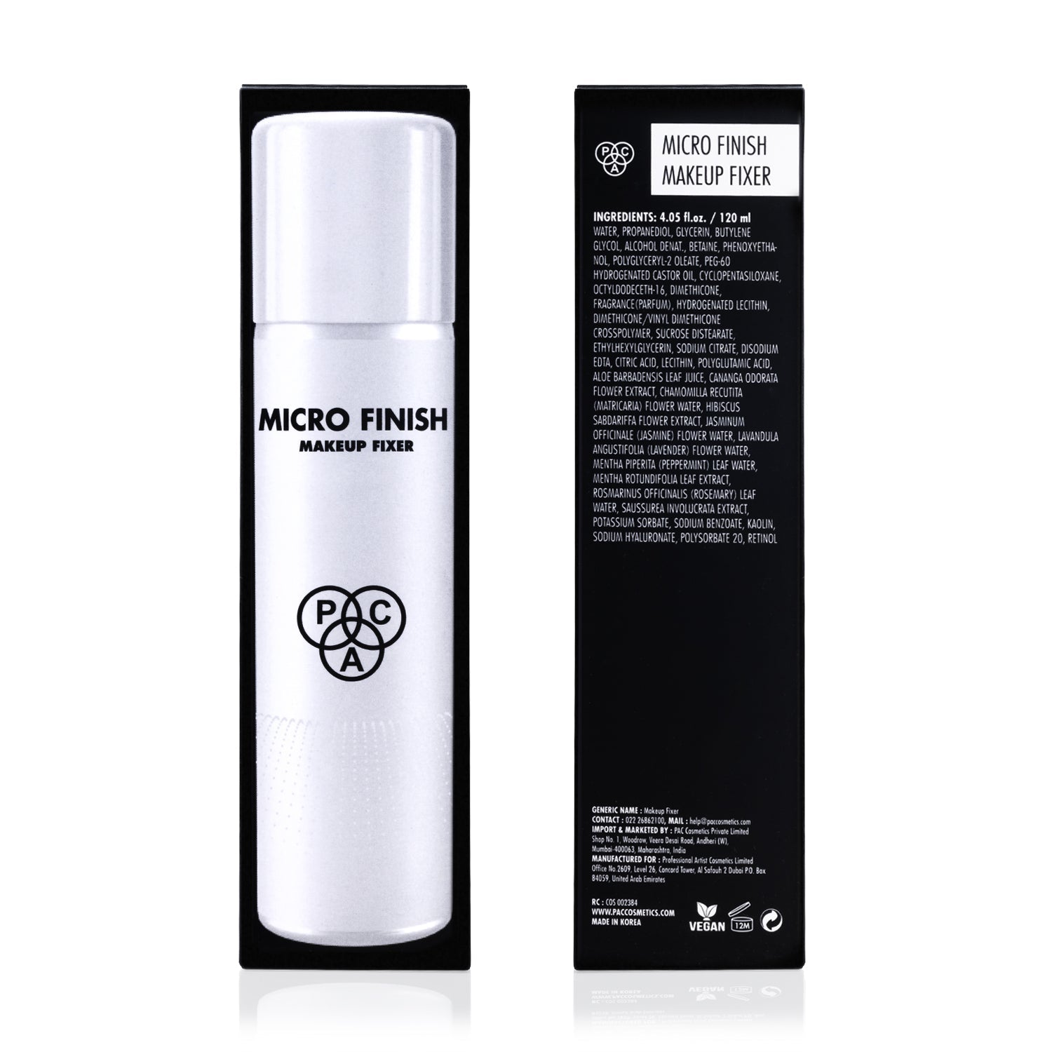 PAC Cosmetics Micro Finish Makeup Fixer (120 ml)