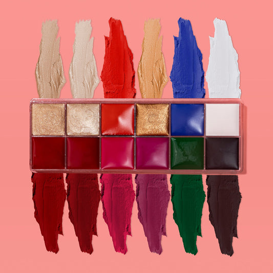 PAC Cosmetics Fresh Color Eyeshadow X12 (70 gm) #Color_Summer Bloom