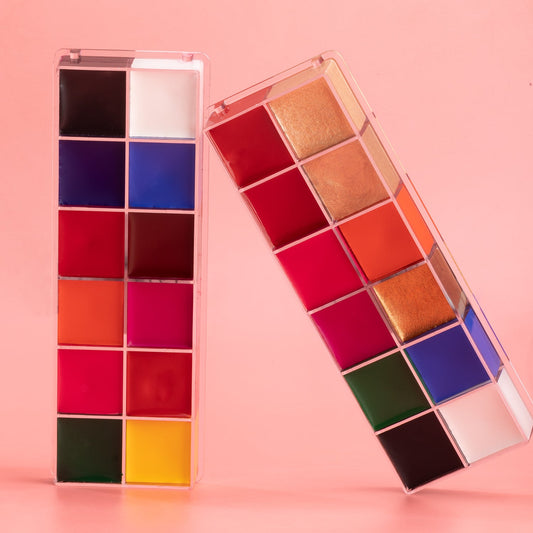 PAC Cosmetics Fresh Color Eyeshadow X12 (70 gm) #Color_Winter Frost