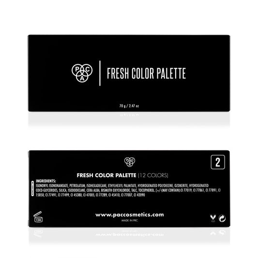 PAC Cosmetics Fresh Color Eyeshadow X12 (70 gm) #Color_Winter Frost