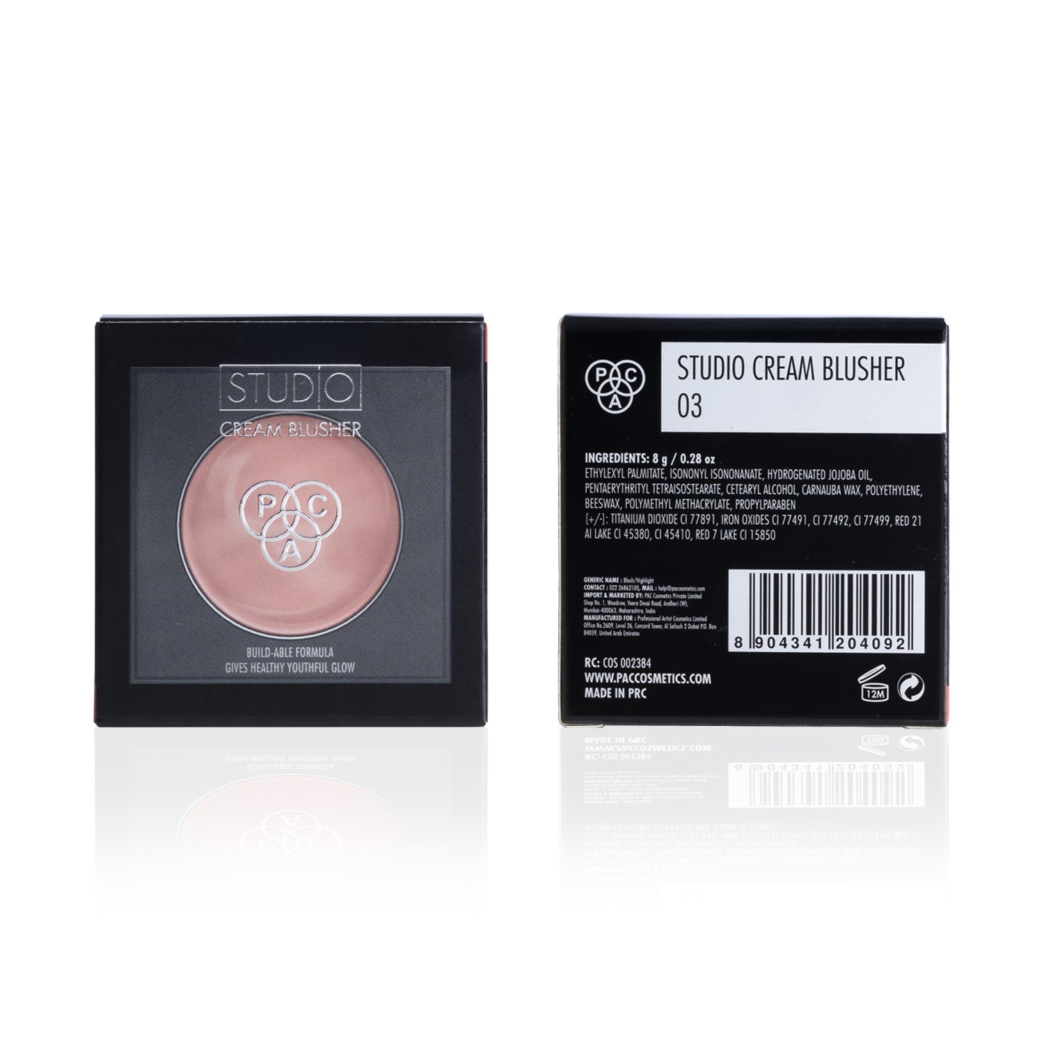 PAC Cosmetics Studio Cream Blusher (8 gm) #Color_3