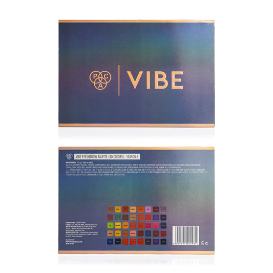 PAC Cosmetics VIBE Shadow X40 (1.2 gm) - Season 1