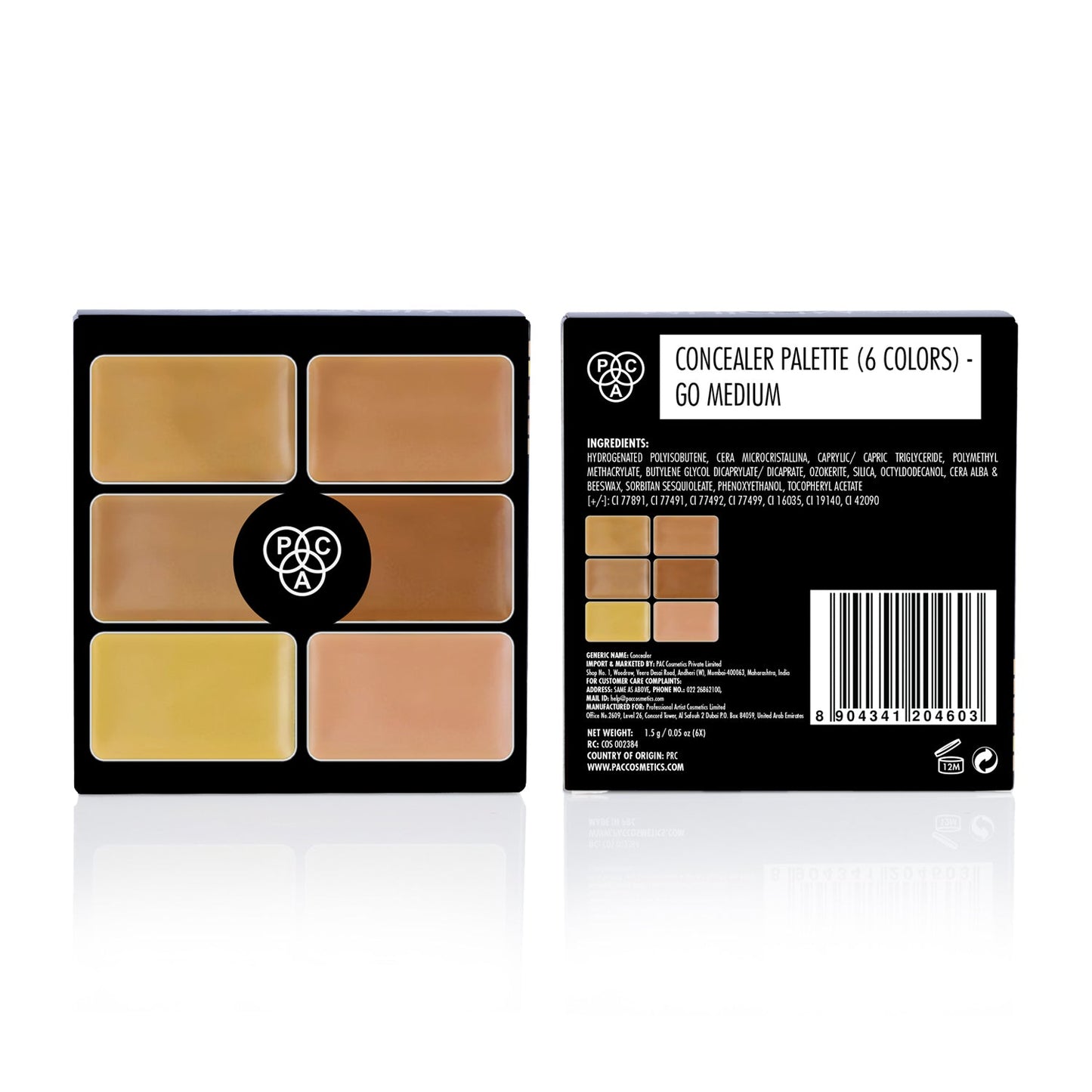 PAC Cosmetics Go Concealer X6 (1.5 gm) #Color_Medium