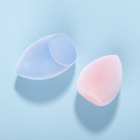 PAC Cosmetics Mr. & Mrs. Bounce (Water Drop Cut, Olive Cut) (Blue, Pink) (2 Pcs)