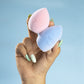 PAC Cosmetics Mr. & Mrs. Bounce (Water Drop Cut, Olive Cut) (Blue, Pink) (2 Pcs)