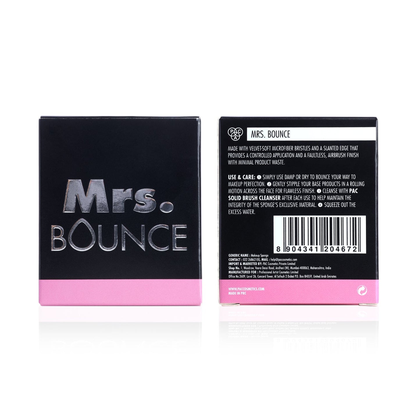 PAC Cosmetics Mrs. Bounce (Water Drop Cut) (Pink) (1 Pc)