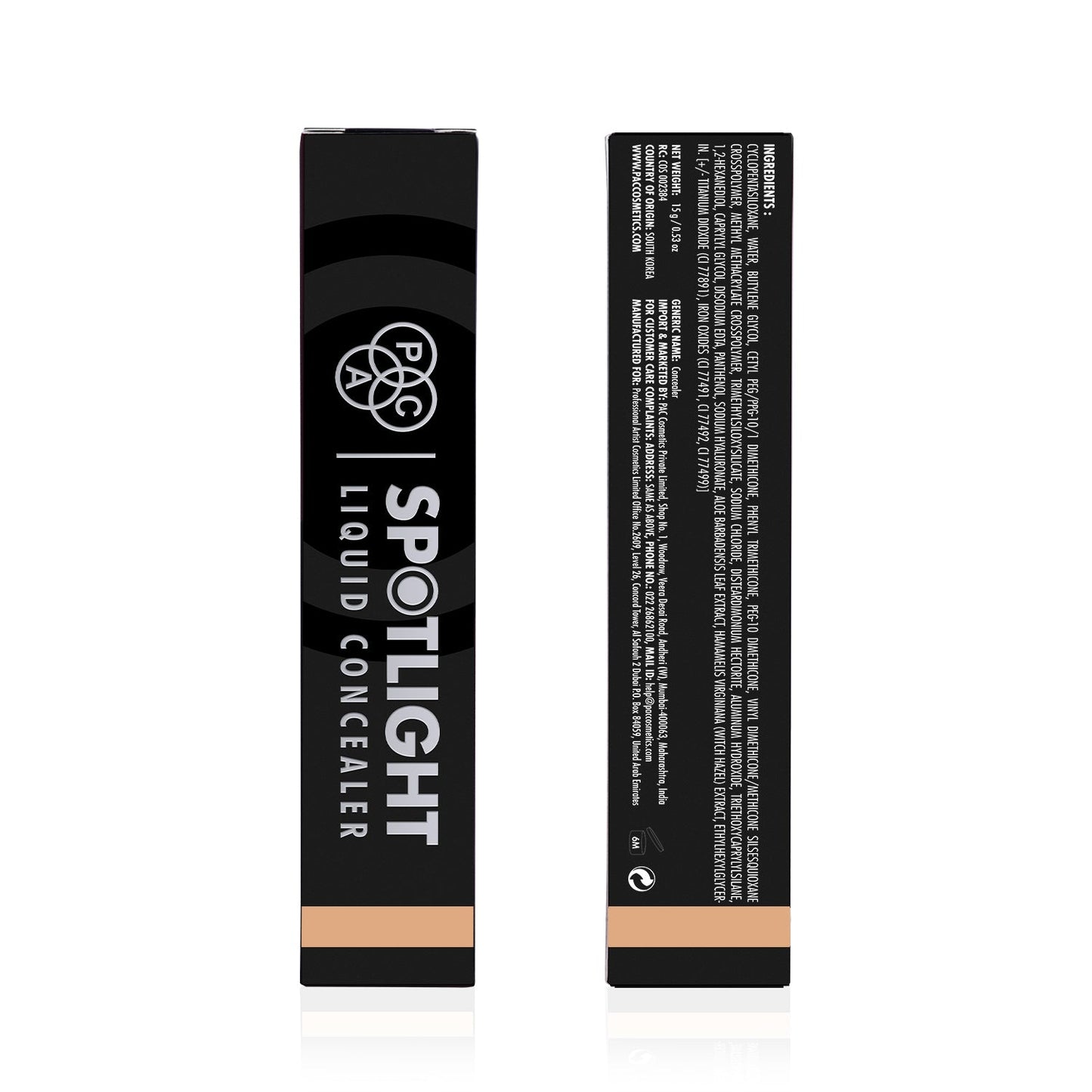 PAC Cosmetics Spotlight Liquid Concealer (15 gm) #Color_Beige