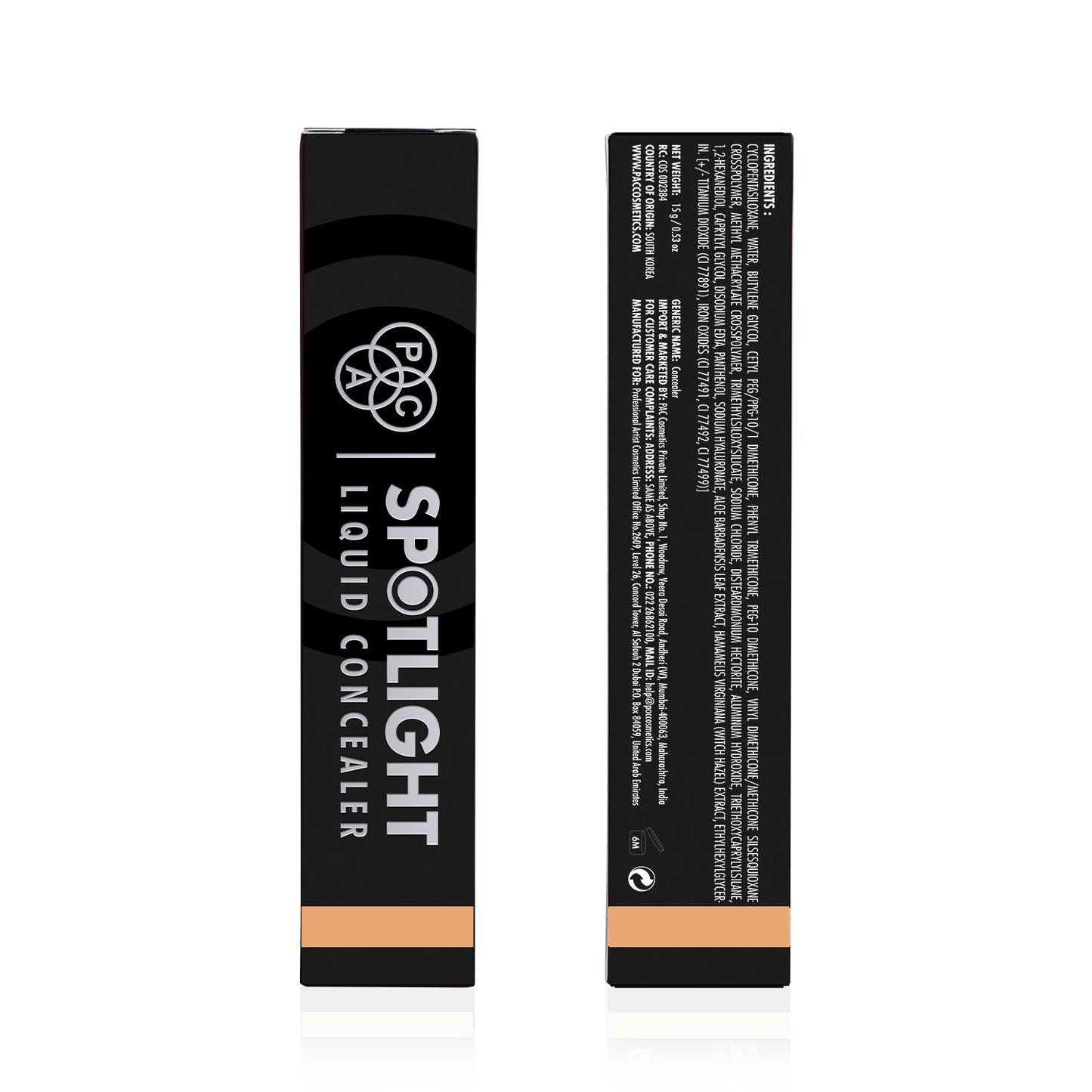 PAC Cosmetics Spotlight Liquid Concealer (15 gm) #Color_Melon
