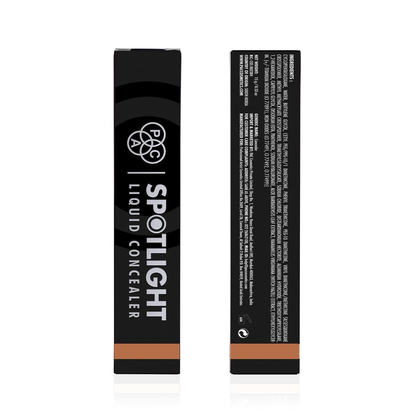 PAC Cosmetics Spotlight Liquid Concealer (15 gm) #Color_Warm Honey