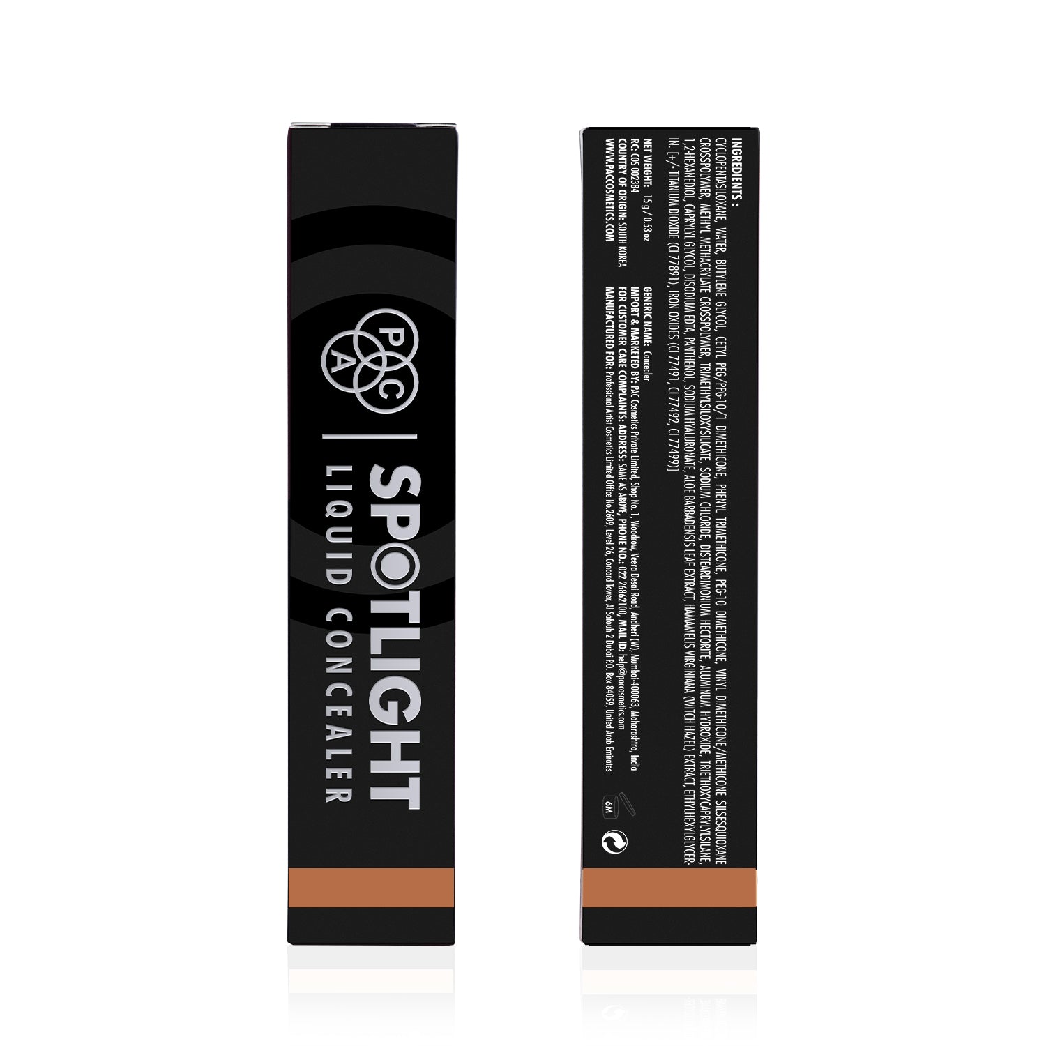 PAC Cosmetics Spotlight Liquid Concealer (15 gm) #Color_Warm Honey