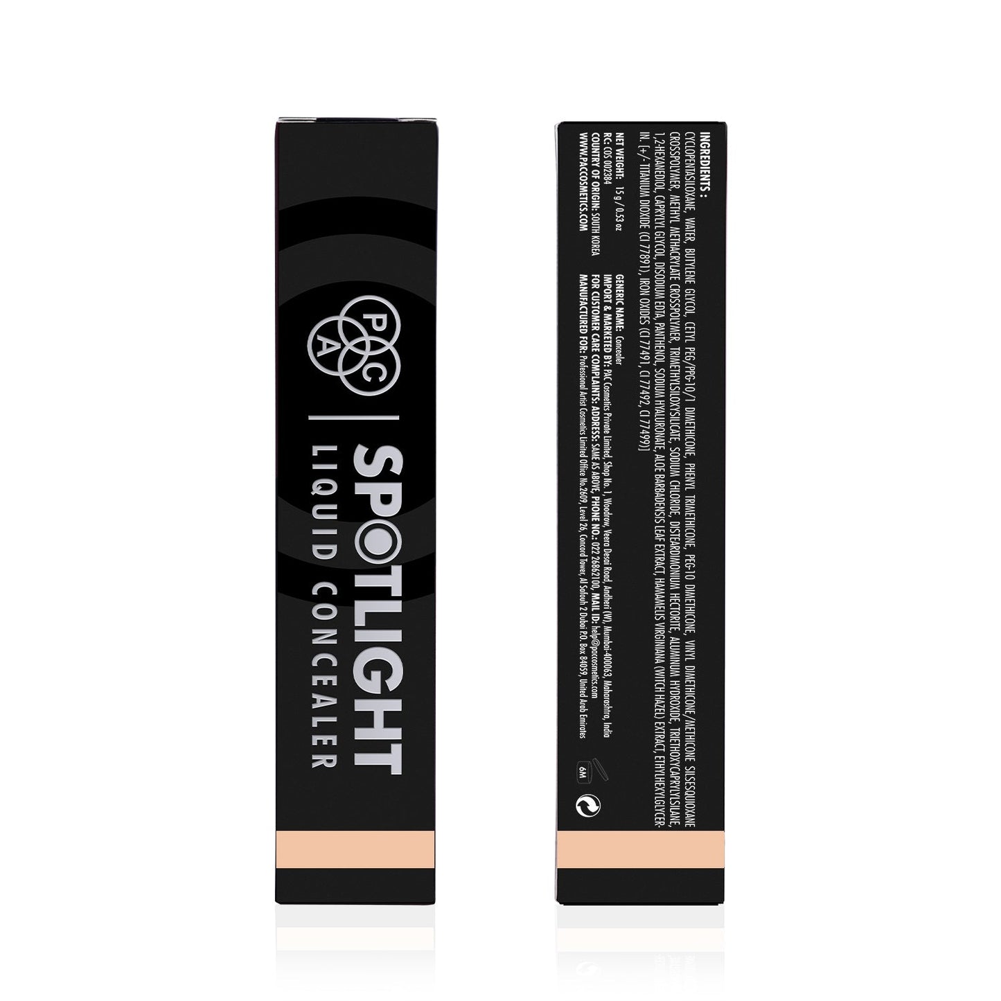 PAC Cosmetics Spotlight Liquid Concealer (15 gm) #Color_Spiced Buttermilk