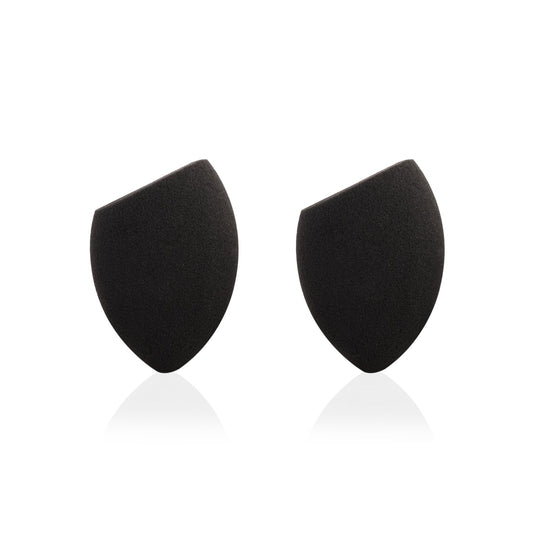 PAC Cosmetics Mini Sponge Set (Olive Cut) (Black) (2 Pc)
