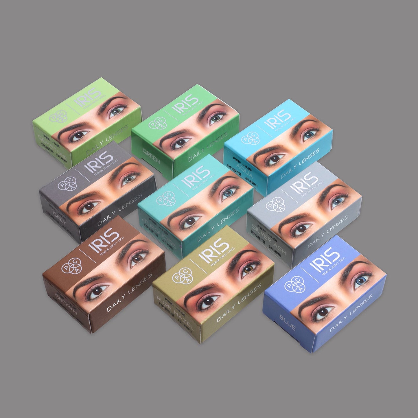 PAC Cosmetics IRIS Premium Contact Lenses (1 Pairs) #Color_Green