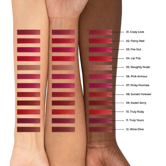 PAC Cosmetics Insanely Matte Lip Crayon (3.8 gm) #Color_Fire Out