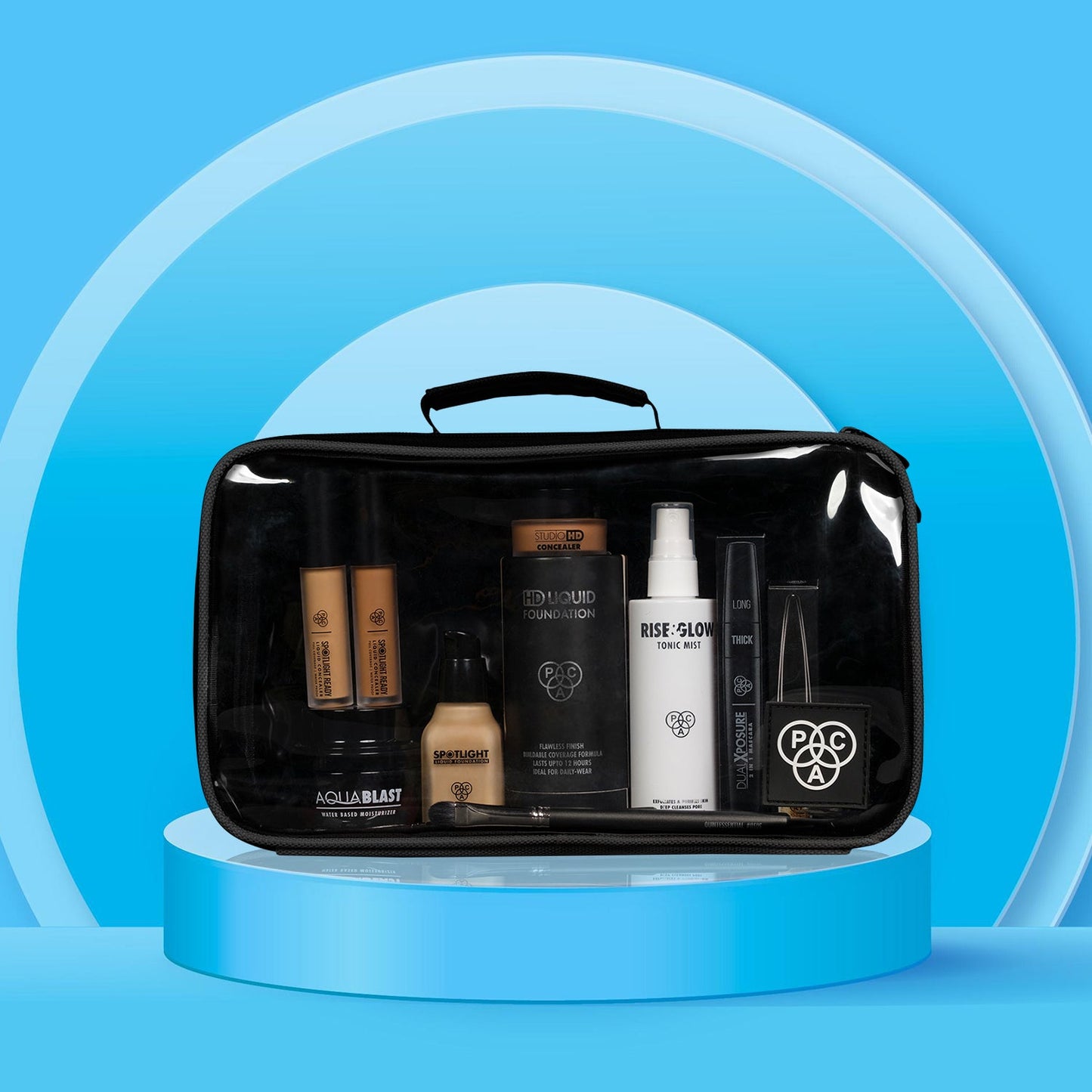 PAC Cosmetics Get Set Go Bag #Color_Black