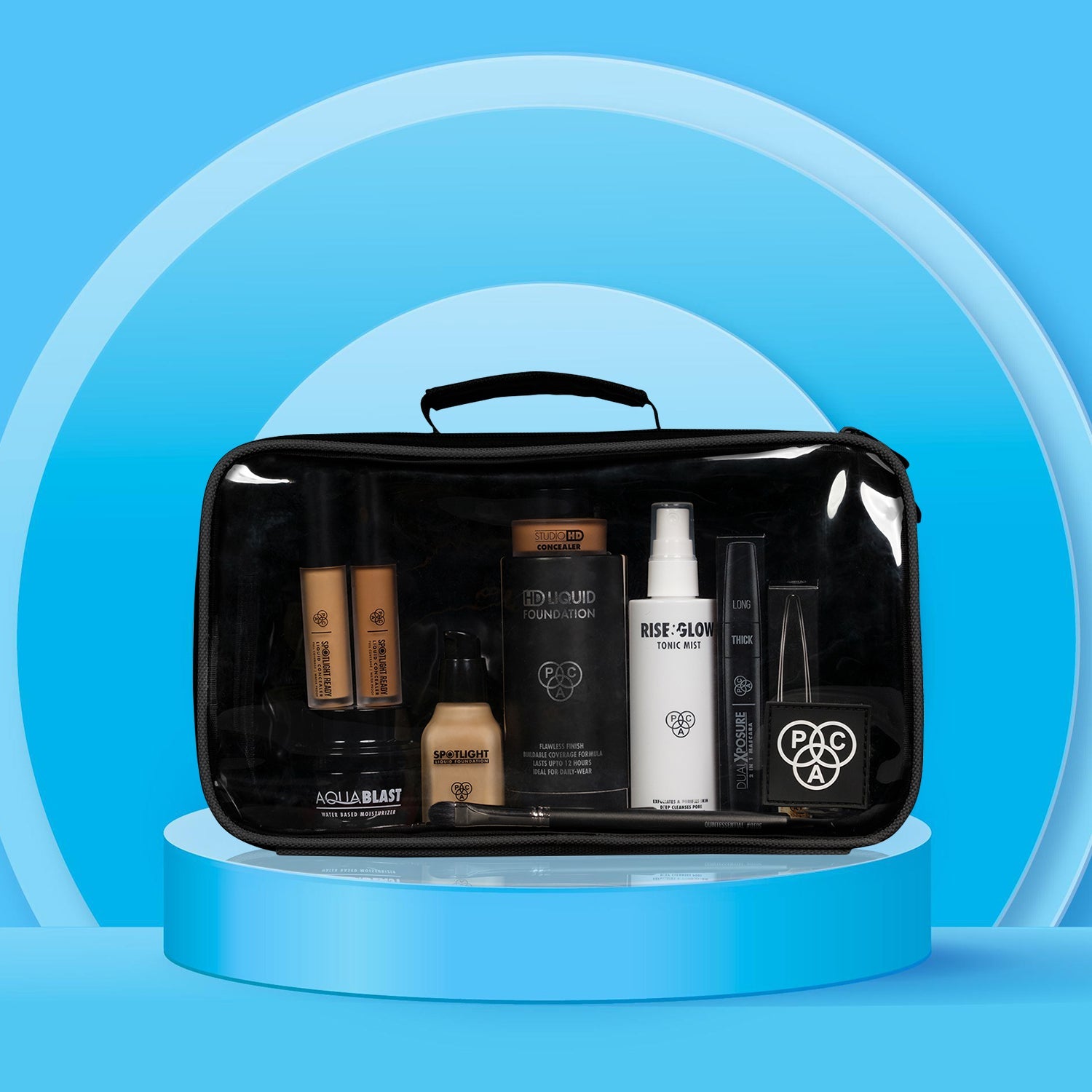 PAC Cosmetics Get Set Go Bag #Color_Black