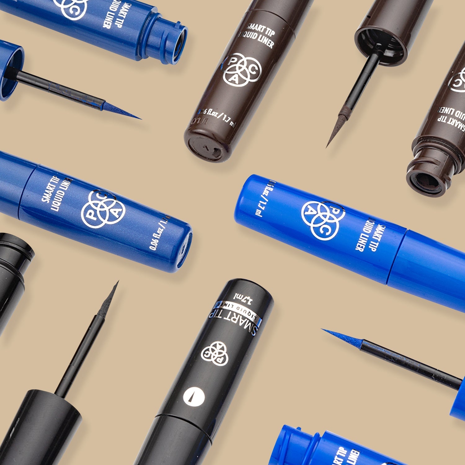 PAC Cosmetics Smart Tip Liquid Liner (1.7 ml) #Color_Brown Eyes