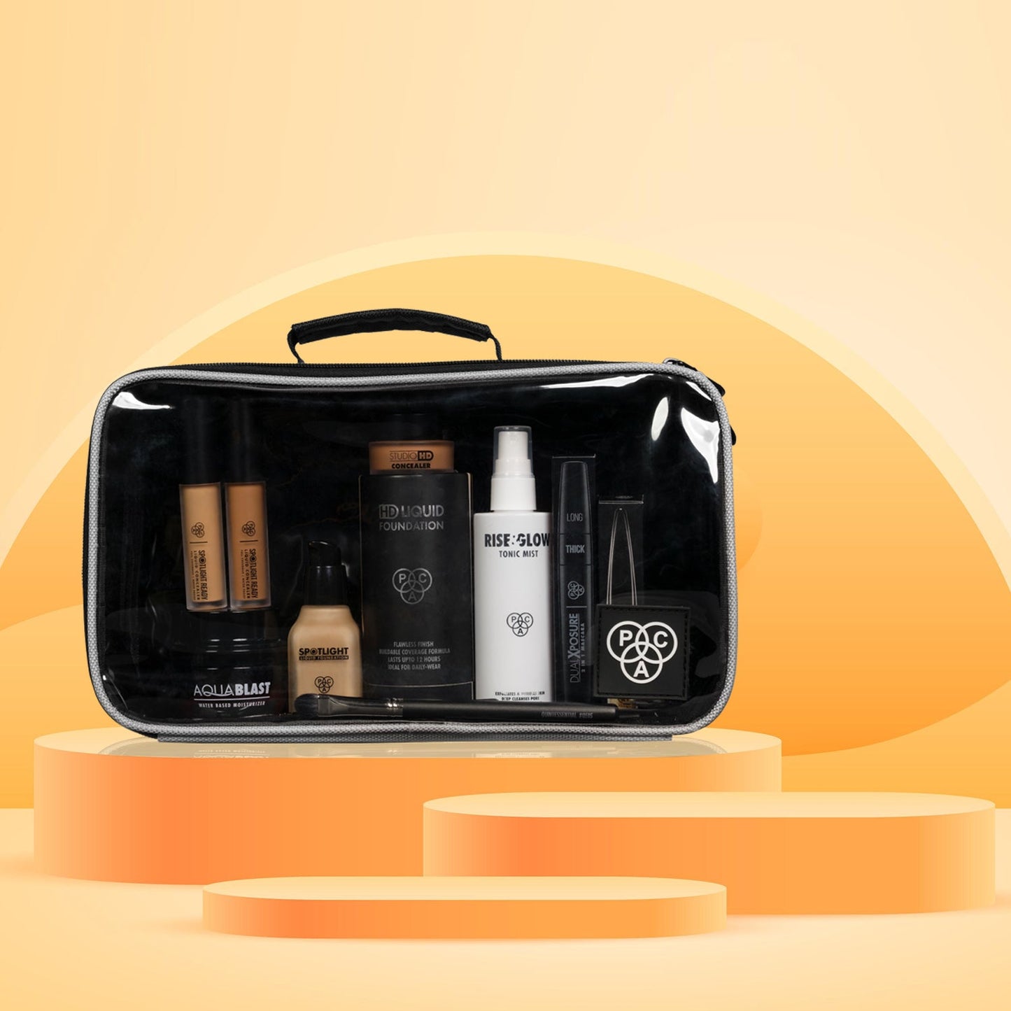 PAC Cosmetics Get Set Go Bag #Color_Grey