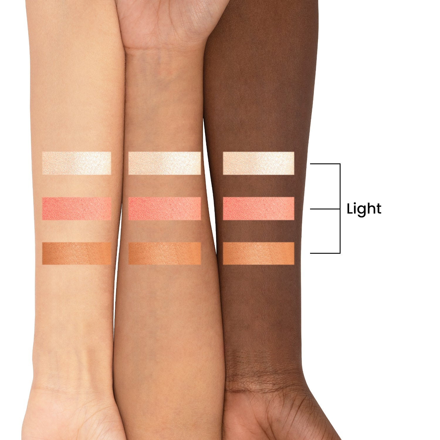 PAC Cosmetics Focus On Me Blush & Highlight X3 (14.5 gm) #Color_Light