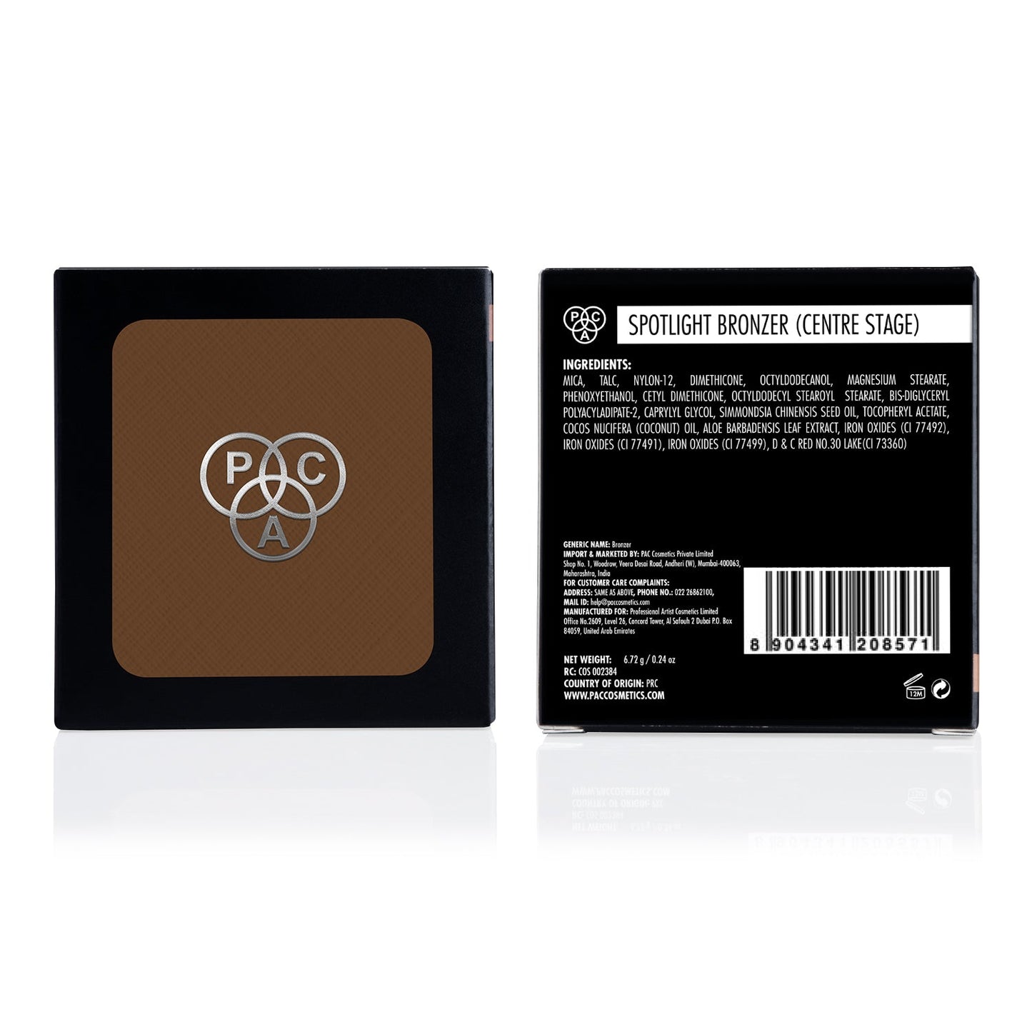 PAC Cosmetics Spotlight Bronzer (6.72 gm) #Color_Centre Stage