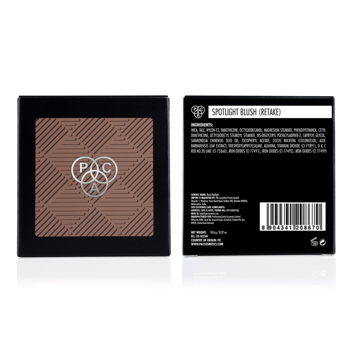 PAC Cosmetics Spotlight Blush (10.6 gm) #Color_Retake