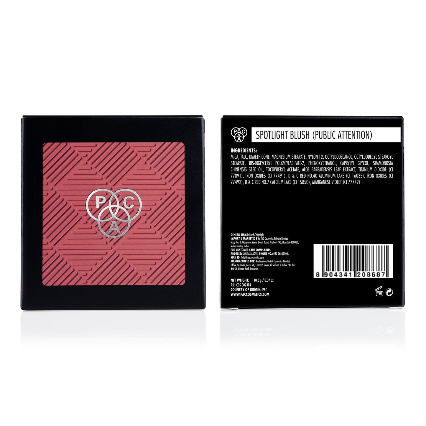 PAC Cosmetics Spotlight Blush (10.6 gm) #Color_Public Attention