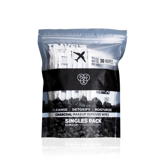 PAC Cosmetics Travel With Me Charcoal Wipes (Singles) (30 N)