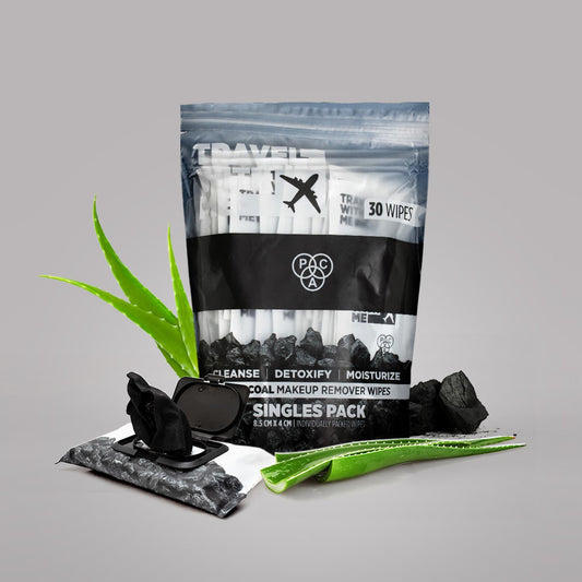 PAC Cosmetics Travel With Me Charcoal Wipes (Singles) (30 N)