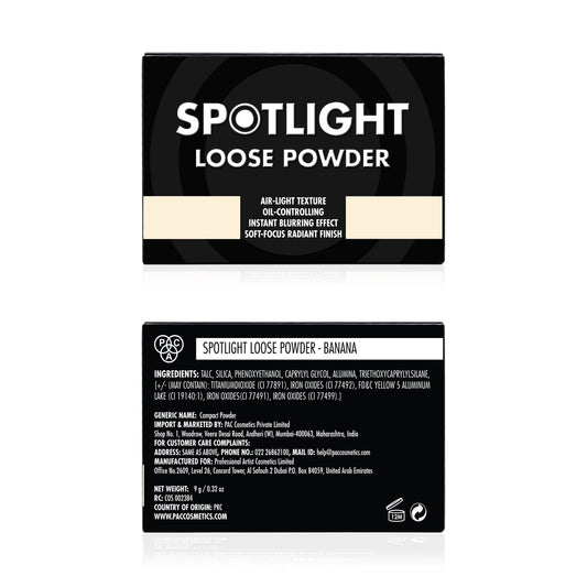 PAC Cosmetics Spotlight Loose Powder (9 gm) #Color_Banana