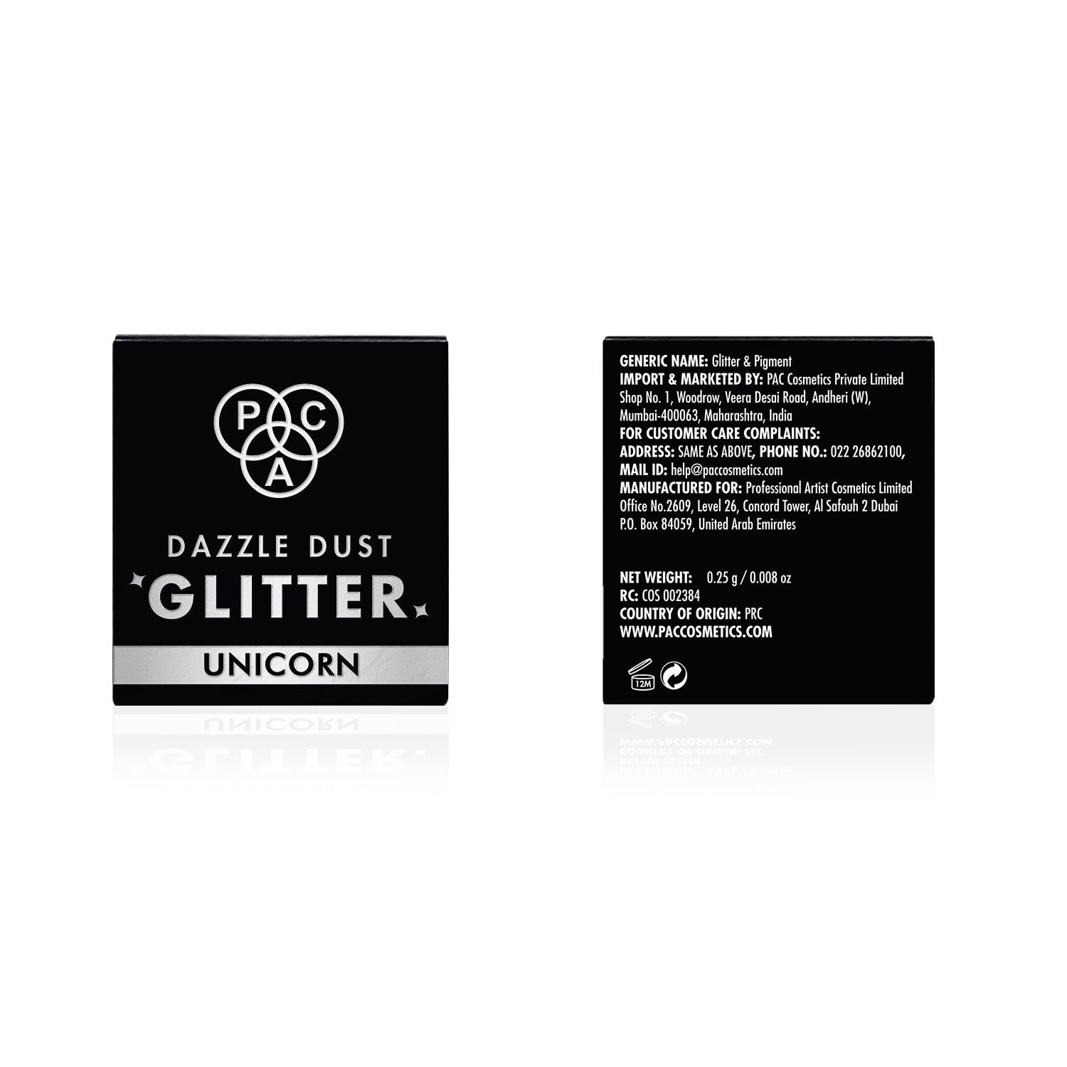 PAC Cosmetics Dazzle Dust Glitter (0.25g) #Color_Unicorn