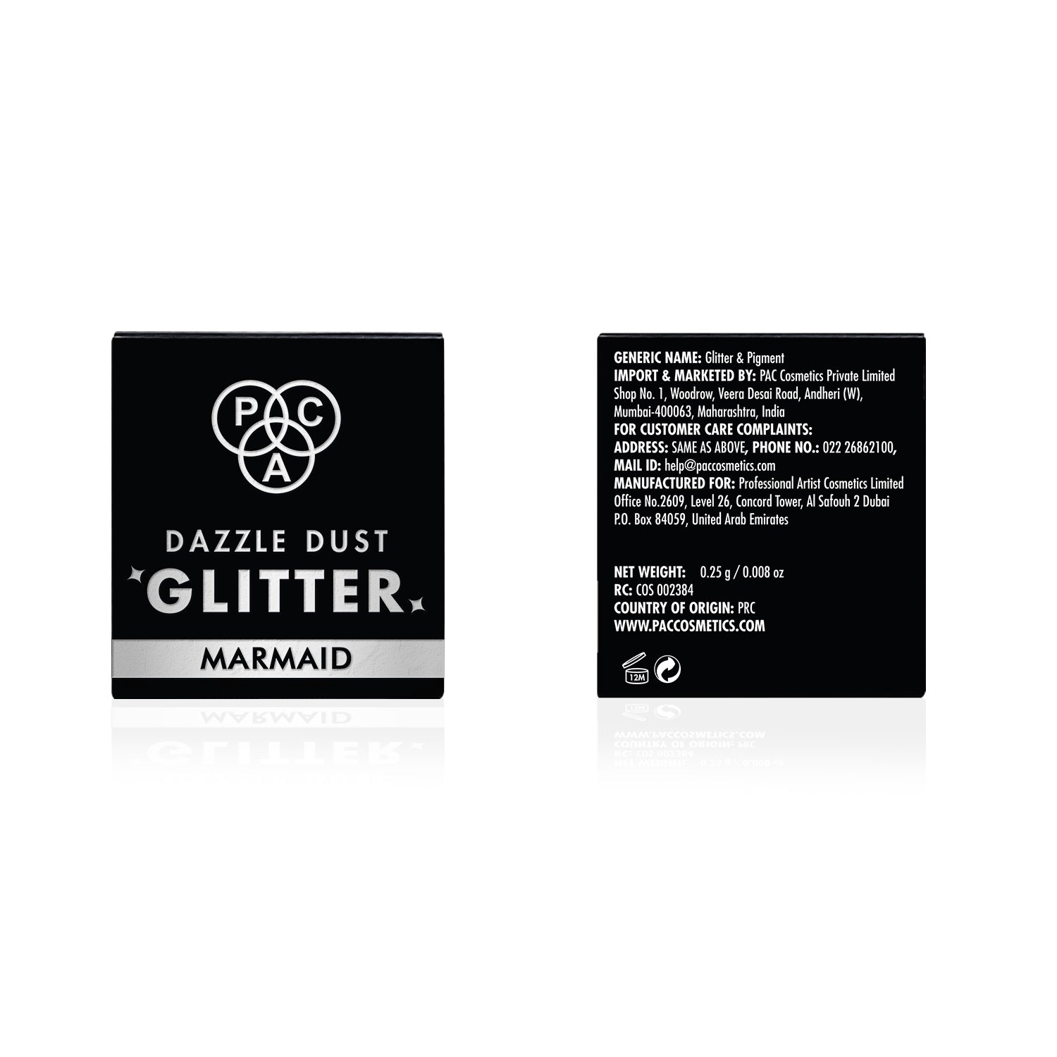 PAC Cosmetics Dazzle Dust Glitter (0.25g) #Color_Mermaid